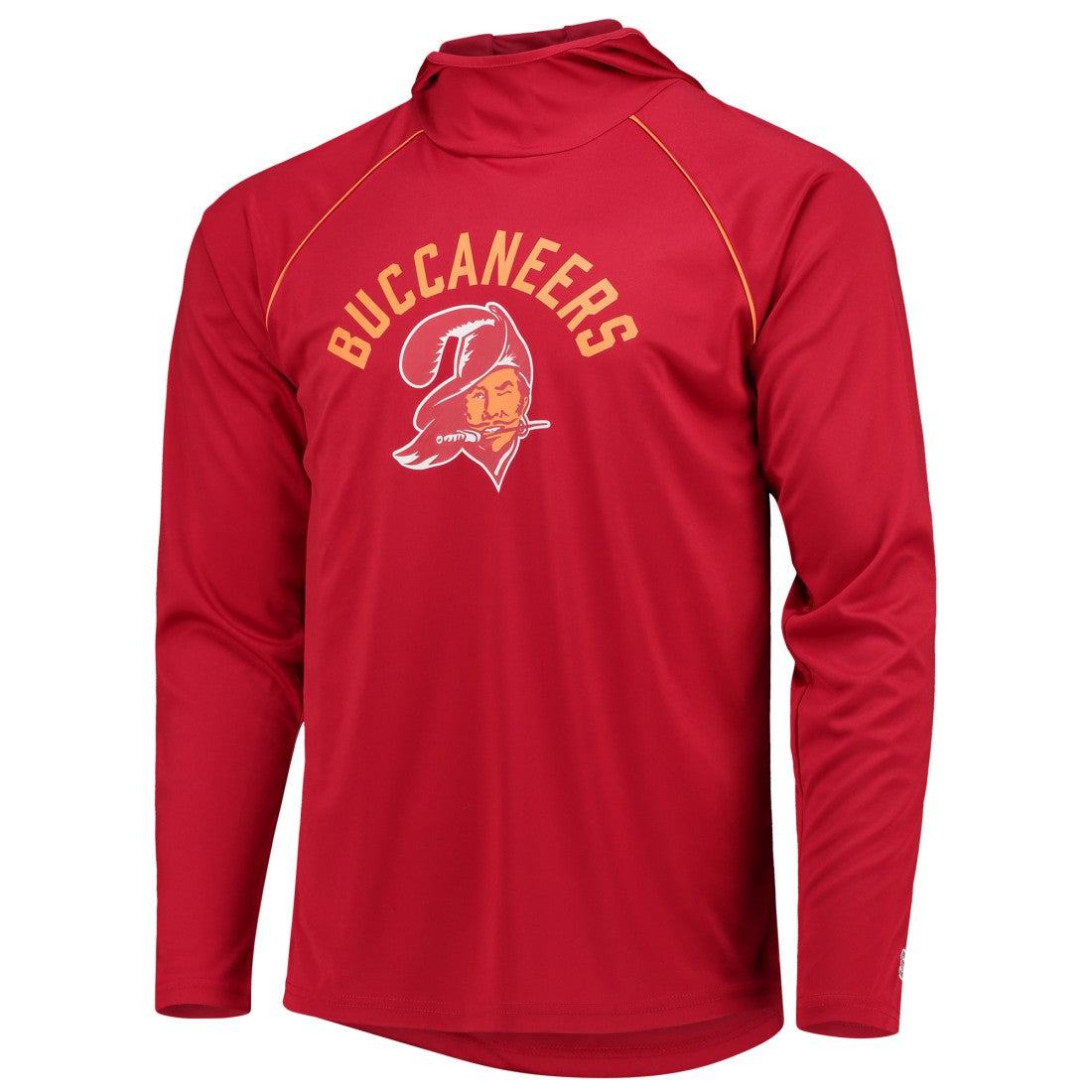 Tampa Bay Buccaneers Starter Throwback Raglan Hoodie Long Sleeve T-Shirt - Red for sale