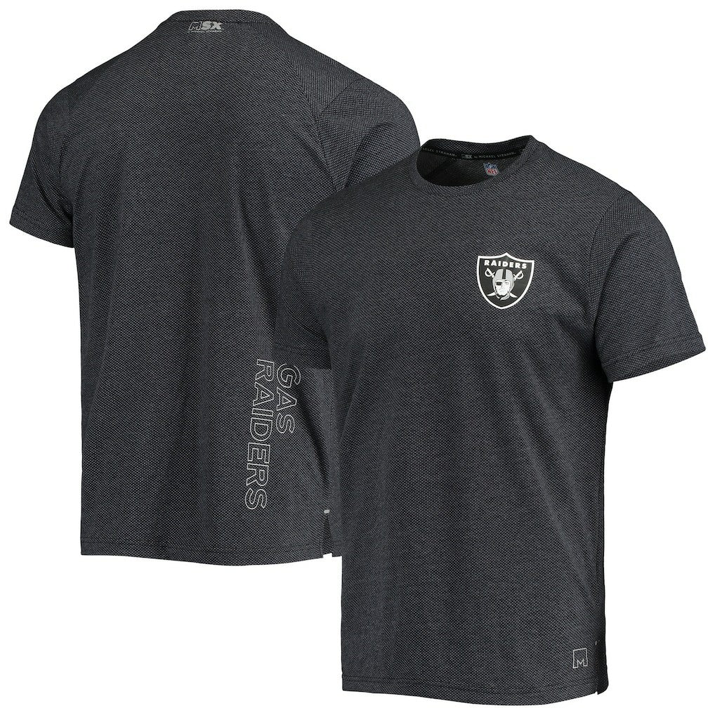 Las Vegas Raiders MSX by Michael Strahan Motivation Performance T-Shirt - Black cheap