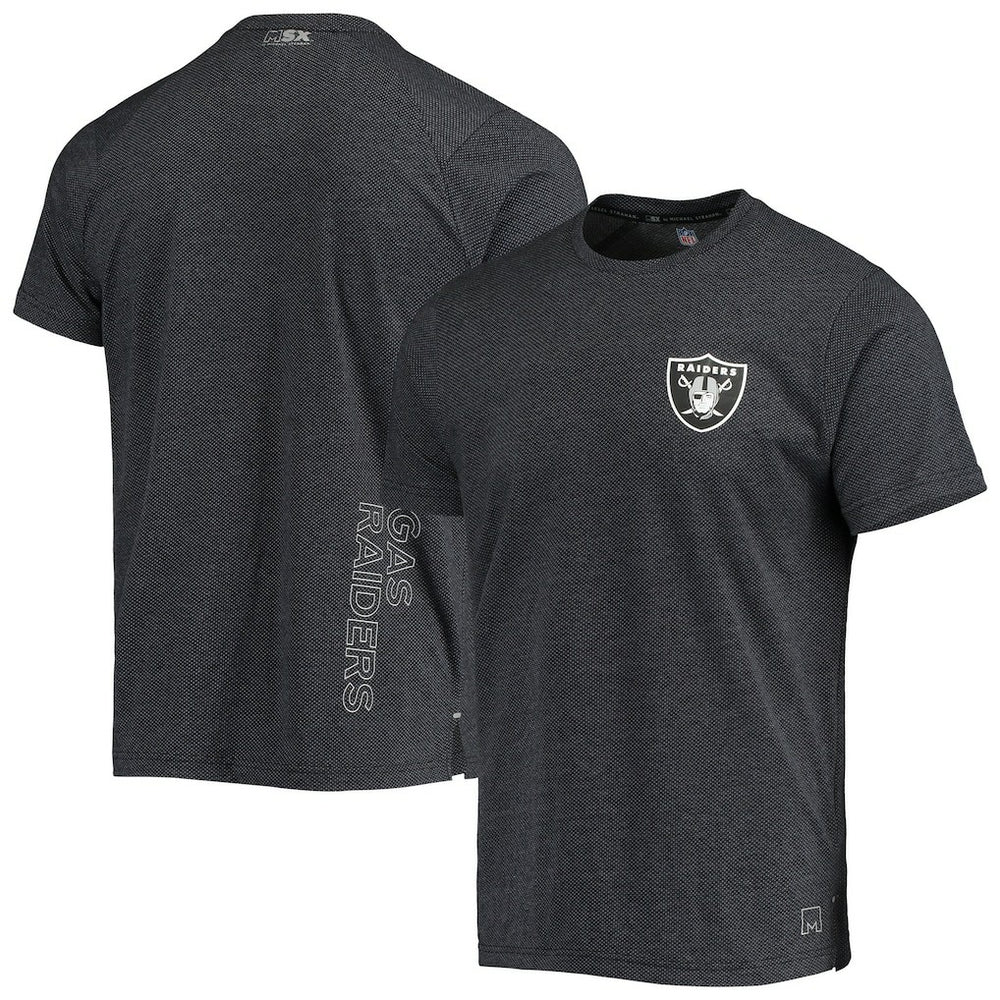 Las Vegas Raiders MSX by Michael Strahan Motivation Performance T-Shirt - Black cheap