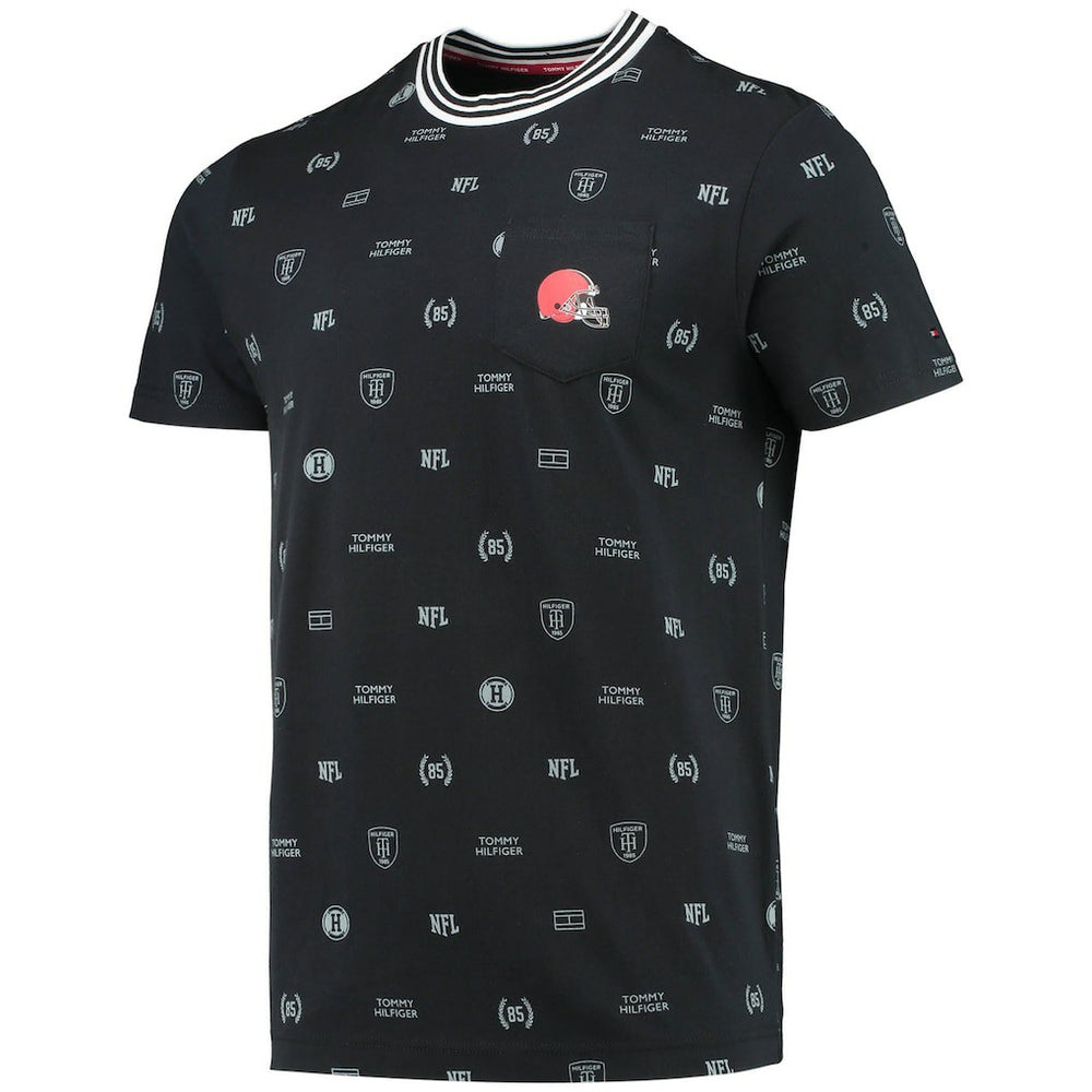 Cleveland Browns Tommy Hilfiger Essential Pocket T-Shirt - Black outlet