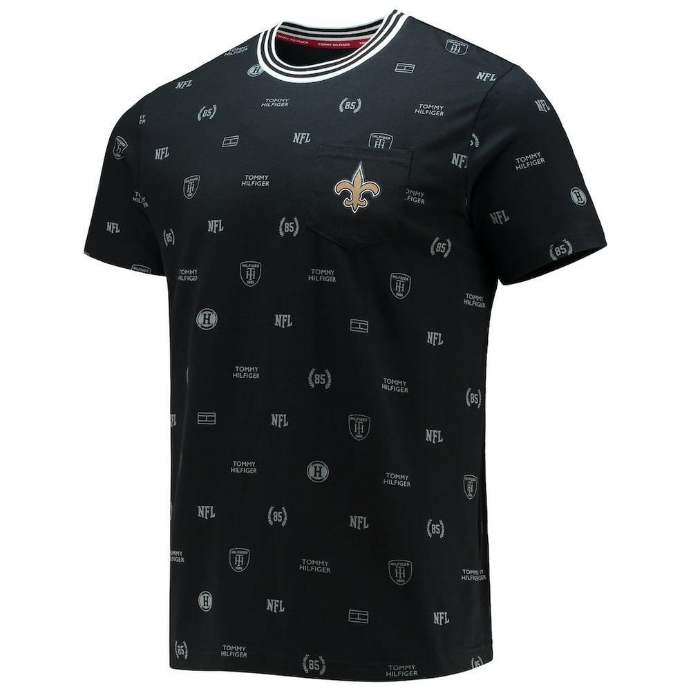 New Orleans Saints Tommy Hilfiger Essential Pocket T-Shirt - Black discount