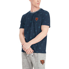 Chicago Bears Tommy Hilfiger Essential Pocket T-Shirt - Navy for sale