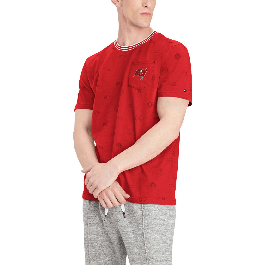 Tampa Bay Buccaneers Tommy Hilfiger Essential Pocket T-Shirt - Red sale