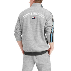Carolina Panthers Tommy Hilfiger Mario Quarter-Zip Jacket - Heathered Gray cheap