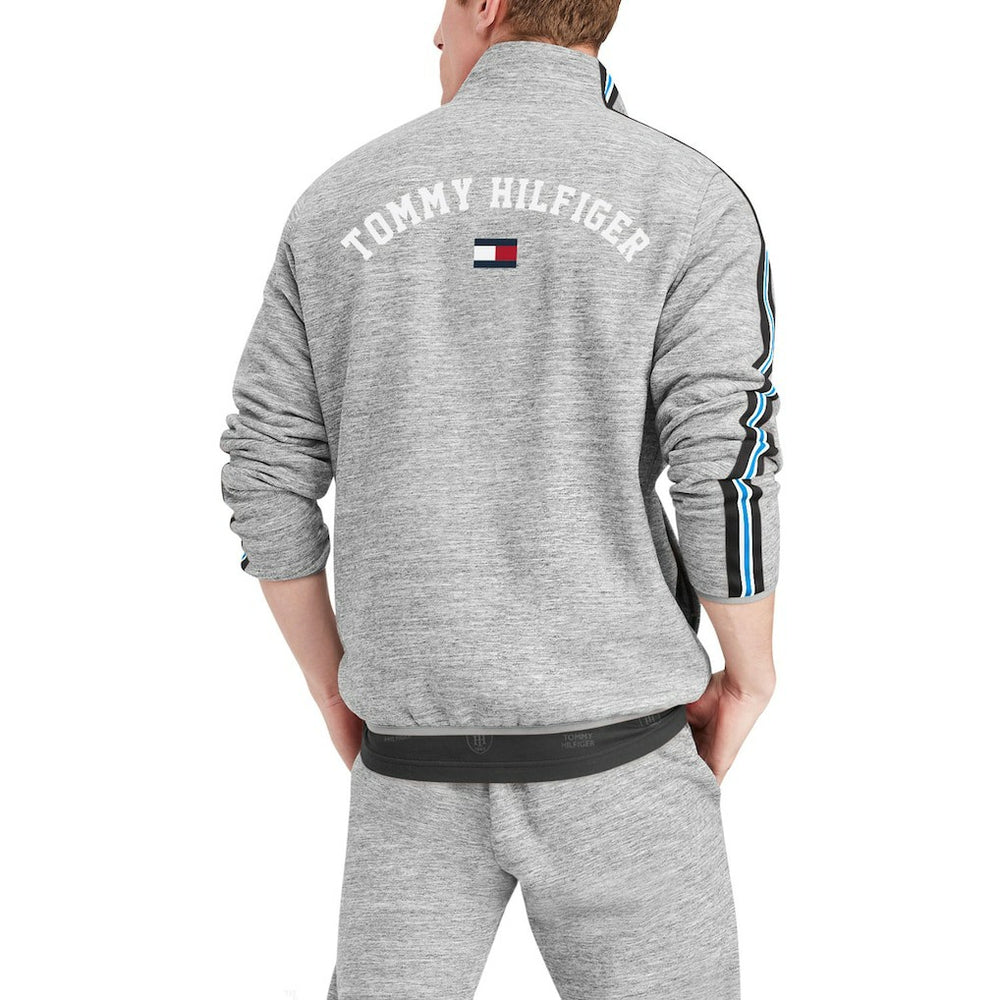 Carolina Panthers Tommy Hilfiger Mario Quarter-Zip Jacket - Heathered Gray cheap