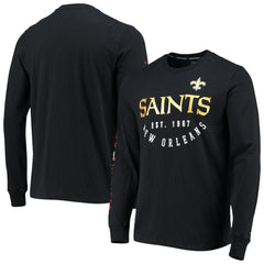 New Orleans Saints Tommy Hilfiger Peter Long Sleeve T-Shirt - Black sale