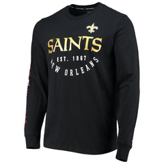New Orleans Saints Tommy Hilfiger Peter Long Sleeve T-Shirt - Black sale