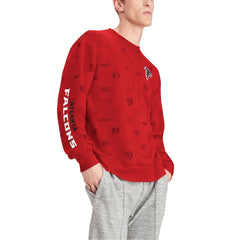 Atlanta Falcons Tommy Hilfiger Reid Graphic Pullover Sweatshirt - Red cheap