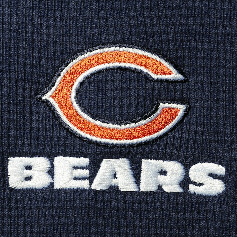 Chicago Bears Dunbrooke Logo Maverick Thermal Henley Long Sleeve T-Shirt - Navy for sale