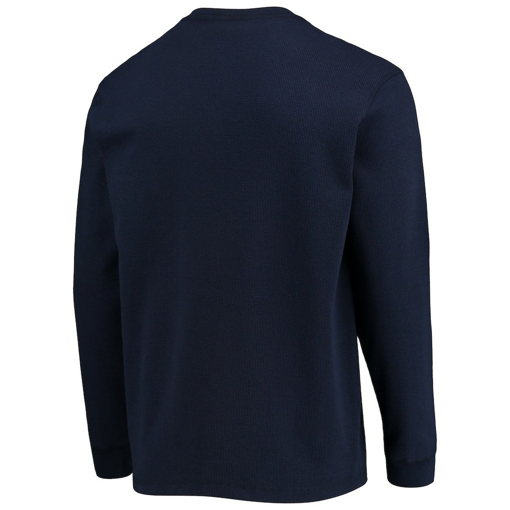 Chicago Bears Dunbrooke Logo Maverick Thermal Henley Long Sleeve T-Shirt - Navy for sale