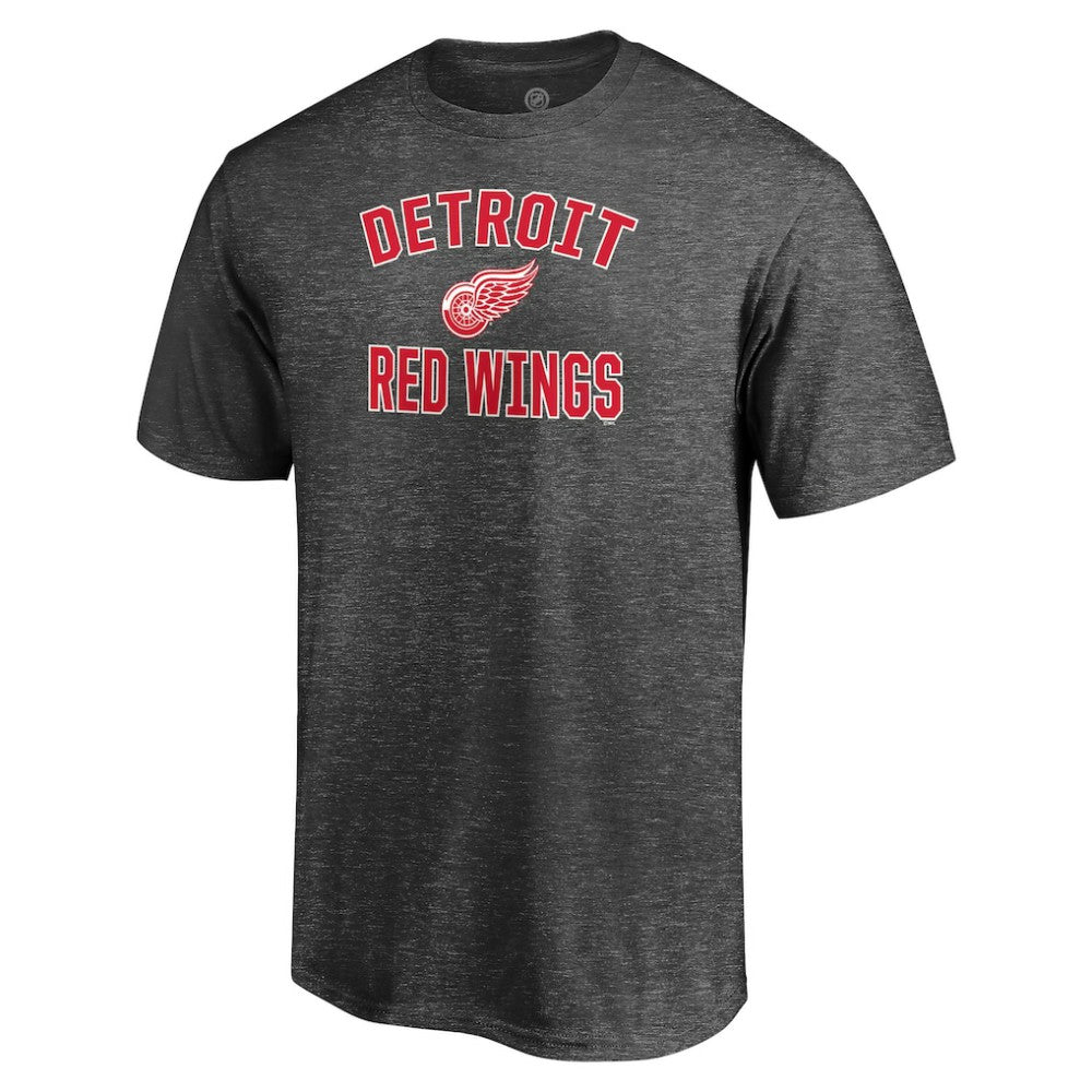 Detroit Red Wings Victory Arch Team T-Shirt Charcoal