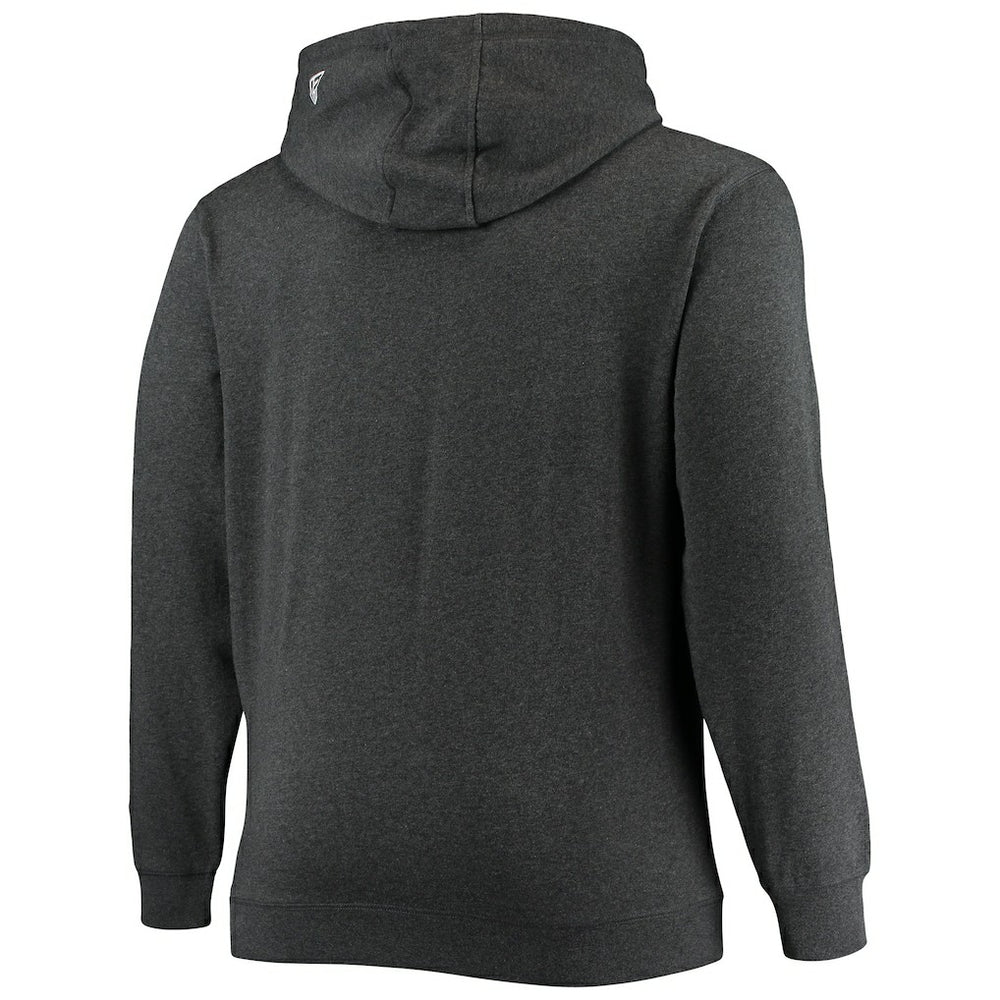 Cleveland Browns New Era Big & Tall Primary Logo Pullover Hoodie - Charcoal on sale