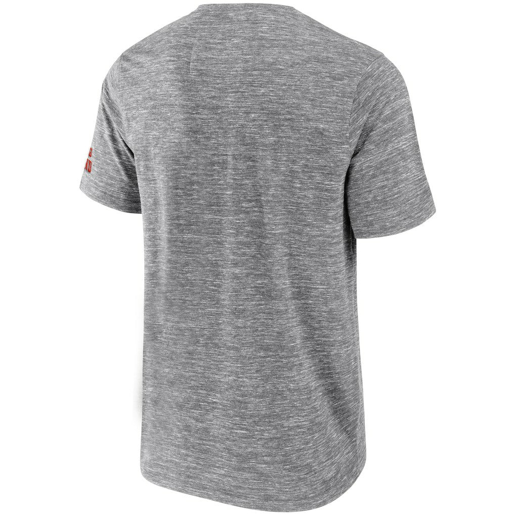 Cleveland Browns NFL x Darius Rucker Collection Slub Henley T-Shirt - Heathered Gray for sale