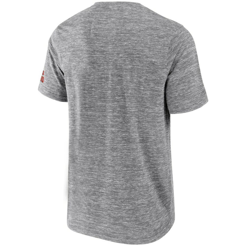 Cleveland Browns NFL x Darius Rucker Collection Slub Henley T-Shirt - Heathered Gray for sale