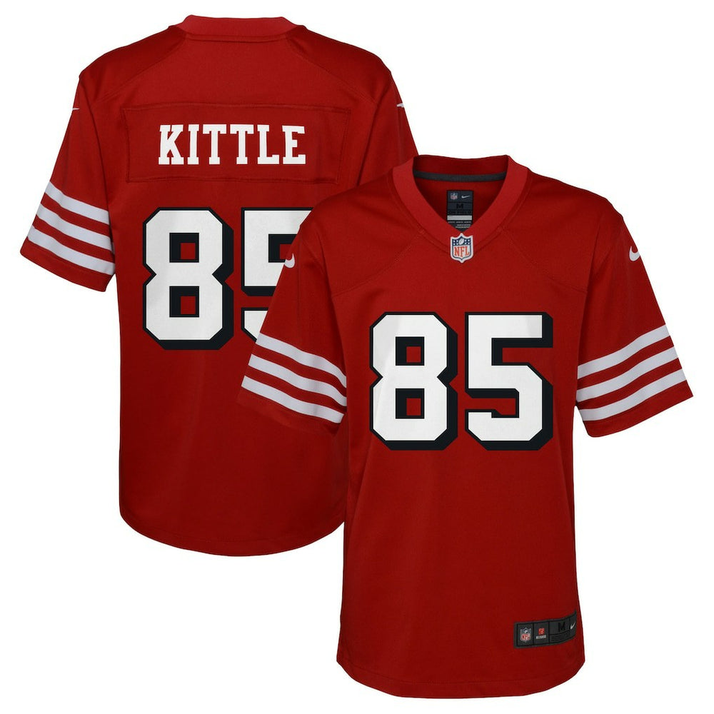 George Kittle San Francisco 49ers Youth Game Jersey - Scarlet | Nike outlet