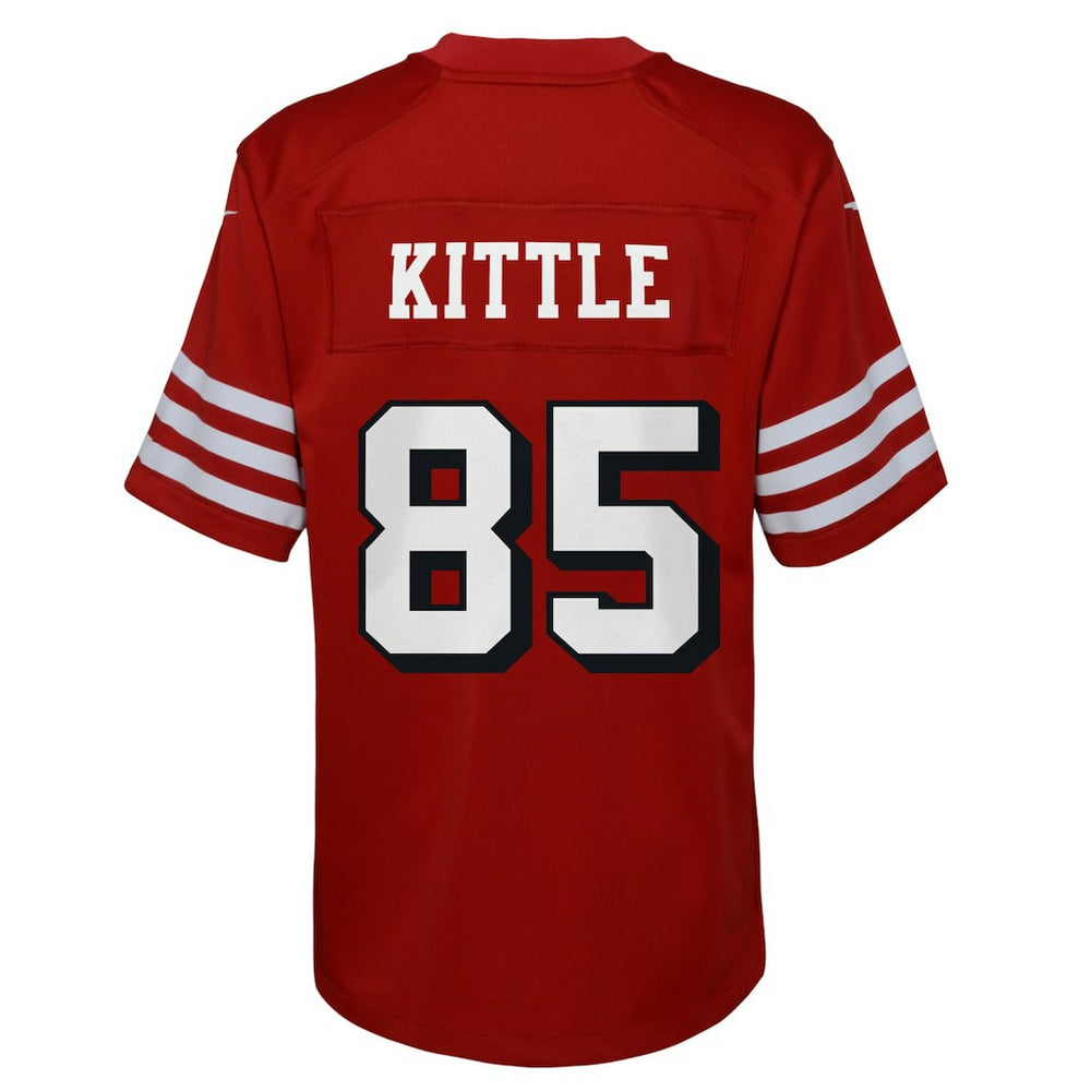 George Kittle San Francisco 49ers Youth Game Jersey - Scarlet | Nike outlet