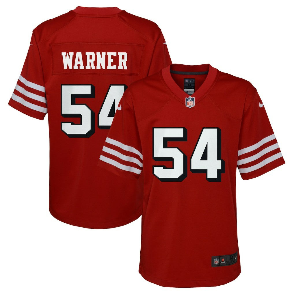 Fred Warner San Francisco 49ers Youth Game Jersey - Scarlet | Nike sale