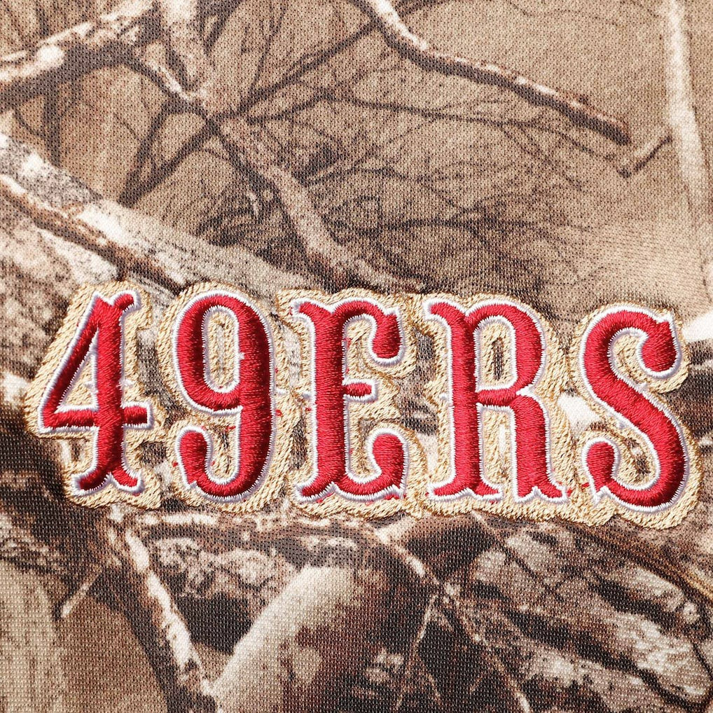 San Francisco 49ers Dunbrooke Champion Tech Pullover Hoodie - Realtree Camo sale