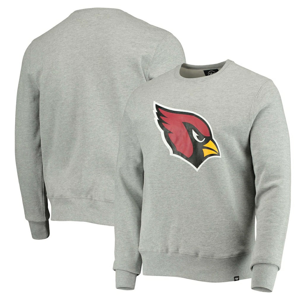Arizona Cardinals '47 Imprint Headline Logo Pullover Sweatshirt - Heathered Gray for sale