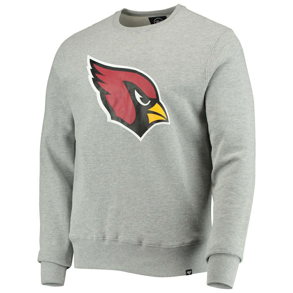 Arizona Cardinals '47 Imprint Headline Logo Pullover Sweatshirt - Heathered Gray for sale