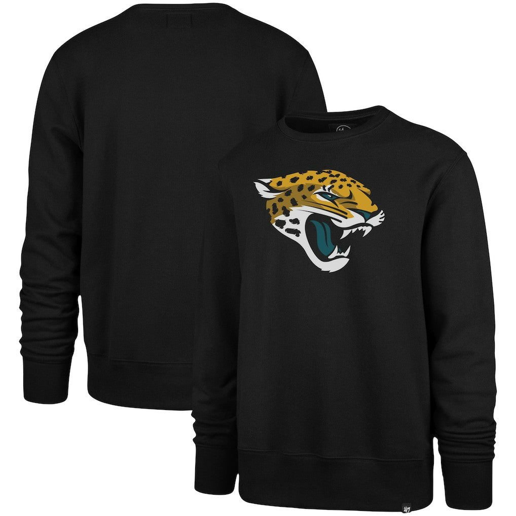 Jacksonville Jaguars '47 Imprint Headline Logo Pullover Sweatshirt - Black on sale