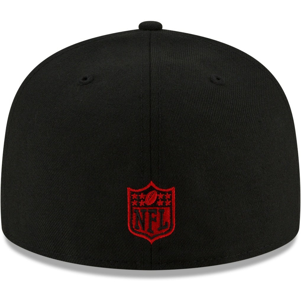 Atlanta Falcons New Era Just Don 59FIFTY Fitted Hat - Black for sale