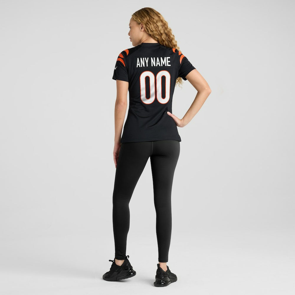 Cincinnati Bengals Women's Game Custom Jersey - Black | Nike on sale