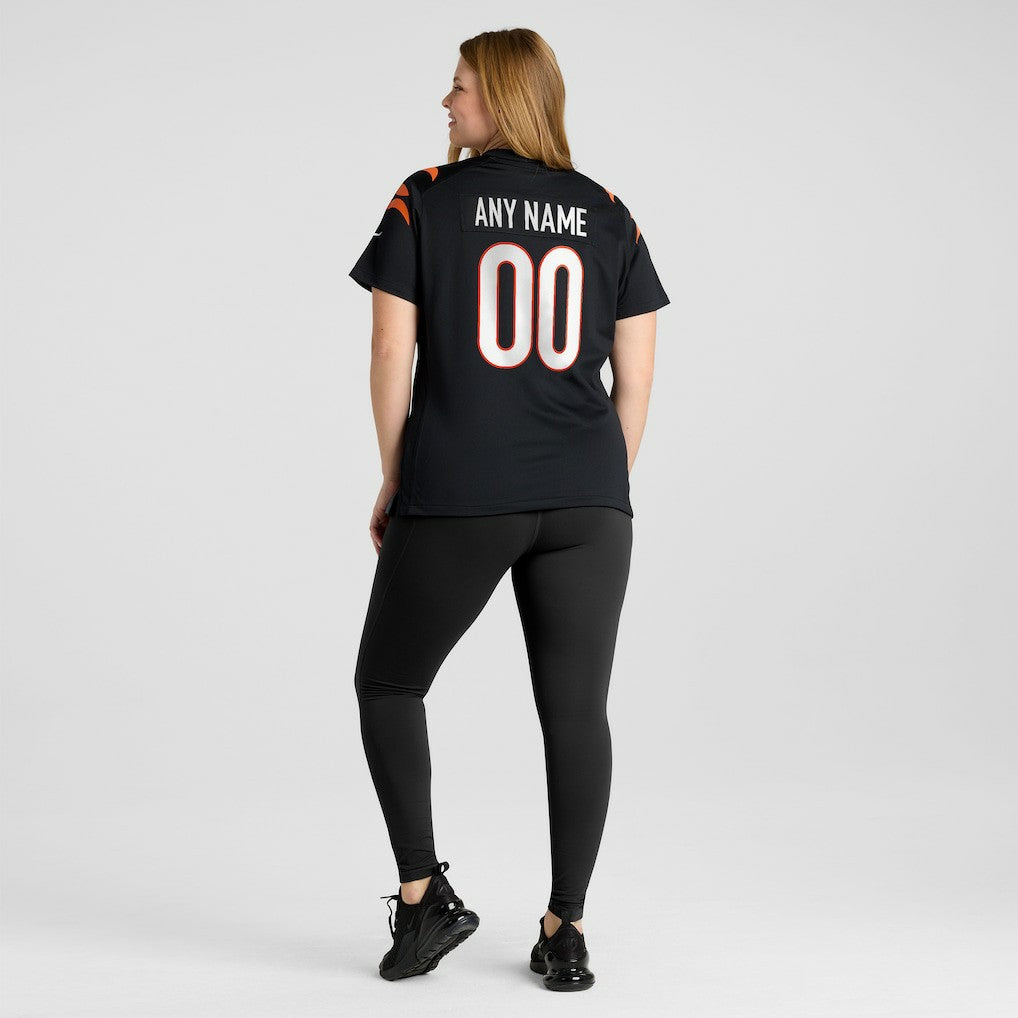 Cincinnati Bengals Women's Game Custom Jersey - Black | Nike on sale