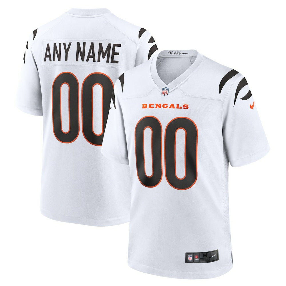 Cincinnati Bengals Game Custom Jersey - White | Nike cheap