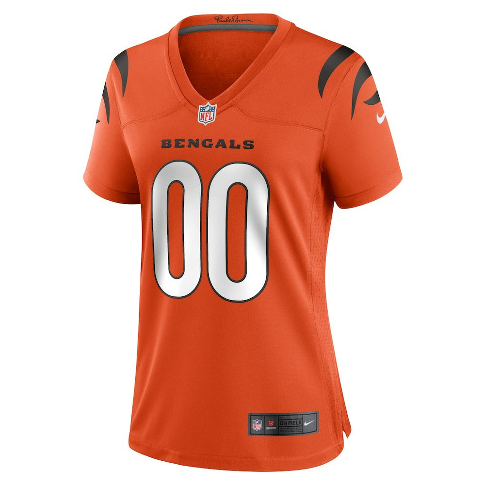 Cincinnati Bengals Women's Alternate Game Custom Jersey - Orange | Nike outlet