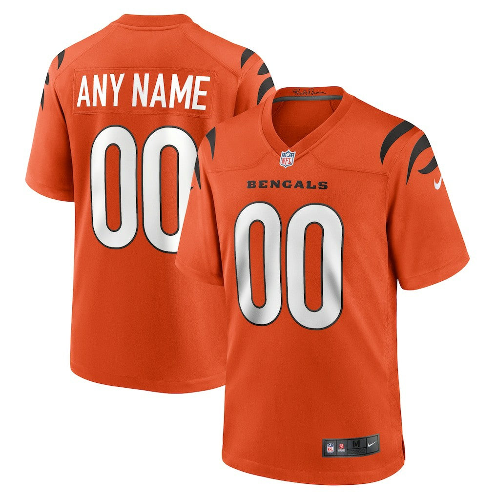 Cincinnati Bengals Youth Alternate Game Custom Jersey - Orange | Nike outlet