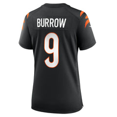 Joe Burrow Cincinnati Bengals Women's Player Game Jersey - Black | Nike on sale