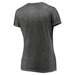 Tampa Bay Buccaneers Women's League Leader Space Dye V-Neck T-Shirt - Charcoal discount