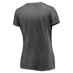 Chicago Bulls Women's Double-Fade Space-Dye V-Neck T-Shirt sale - Charcoal | Fanatics on sale