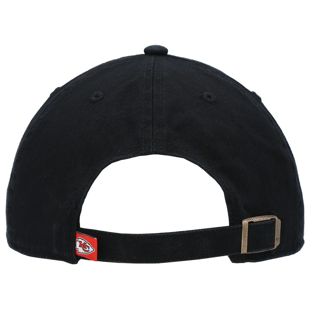 Kansas City Chiefs '47 Clean Up Script Adjustable Hat - Black sale