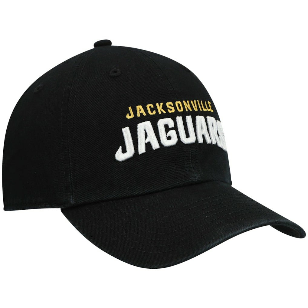 Jacksonville Jaguars '47 Clean Up Script Adjustable Hat - Black outlet