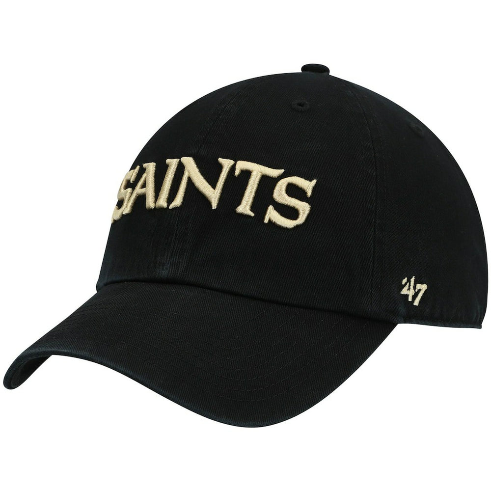 New Orleans Saints '47 Clean Up Script Adjustable Hat - Black online