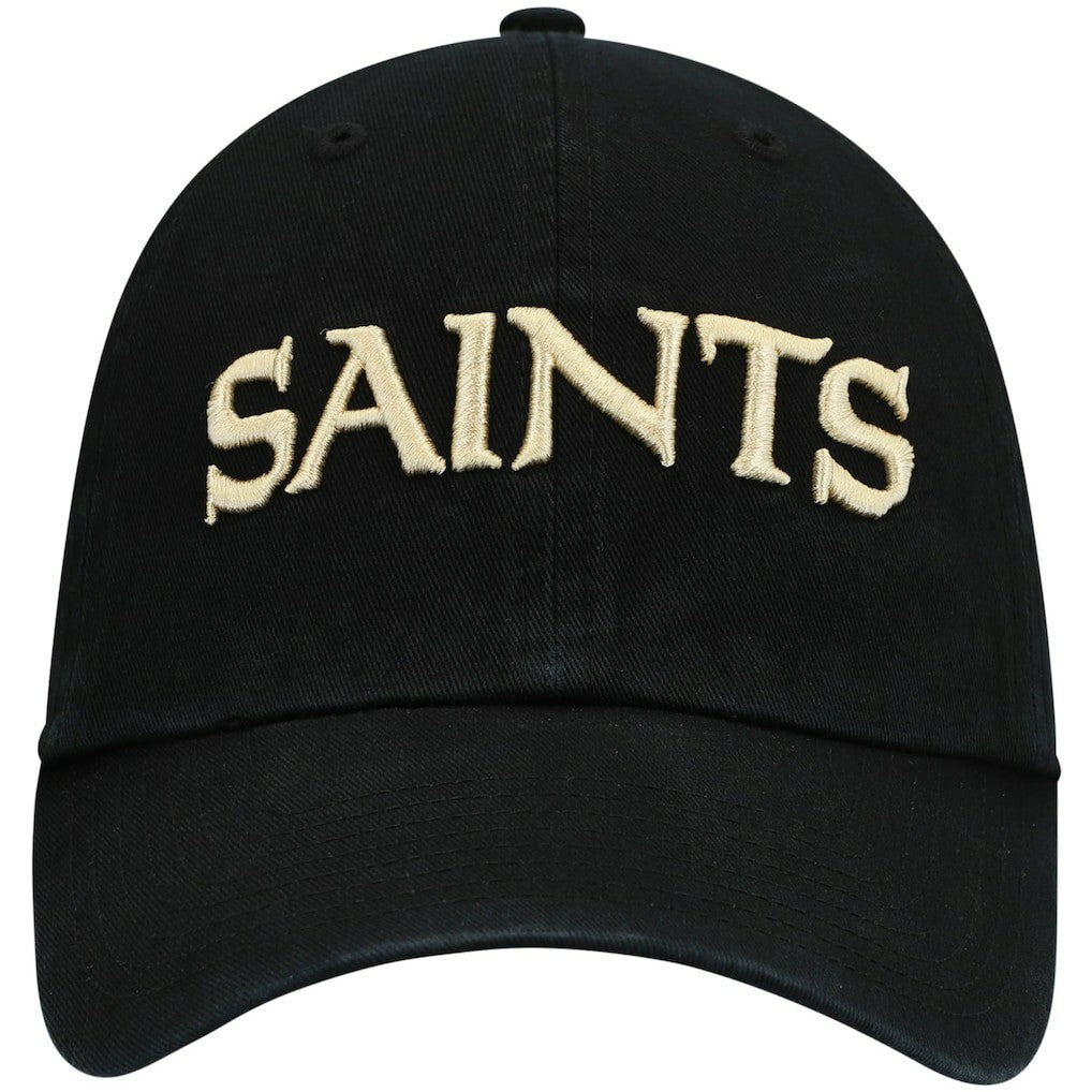New Orleans Saints '47 Clean Up Script Adjustable Hat - Black online