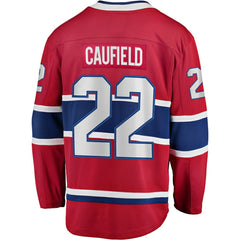 Cole Caufield Montreal Canadiens Fanatics Home Breakaway Replica Jersey Red