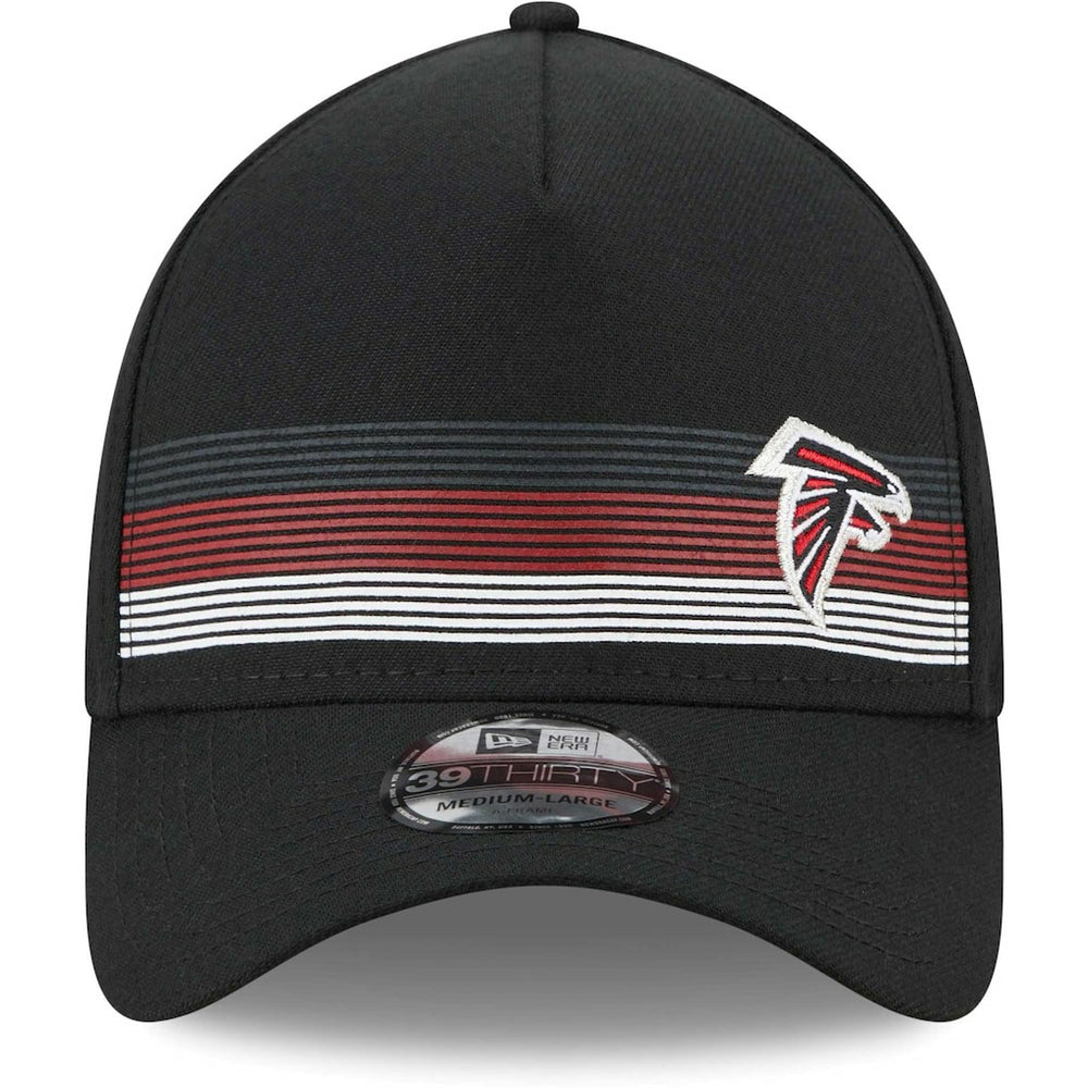 Atlanta Falcons New Era Flawless Stripe 39THIRTY Flex Hat - Black discount