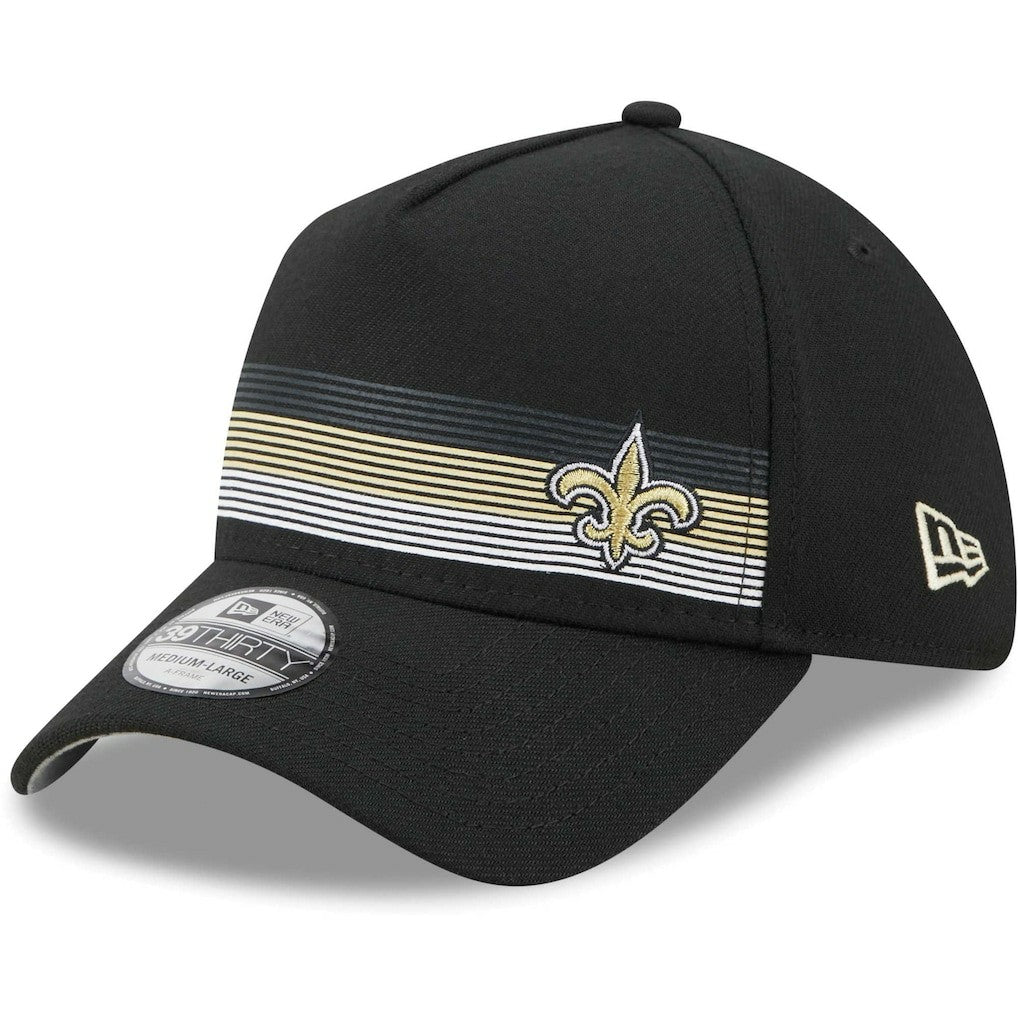 New Orleans Saints New Era Flawless Stripe 39THIRTY Flex Hat - Black online