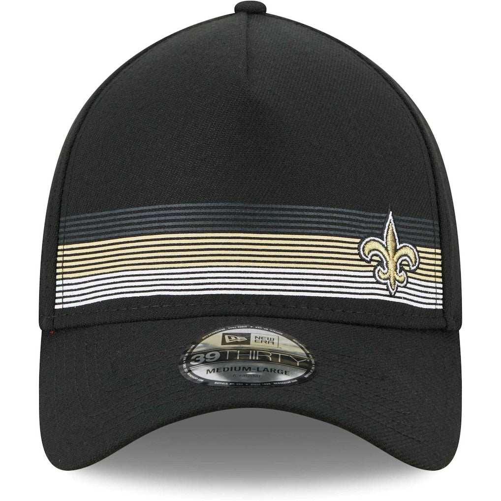 New Orleans Saints New Era Flawless Stripe 39THIRTY Flex Hat - Black online