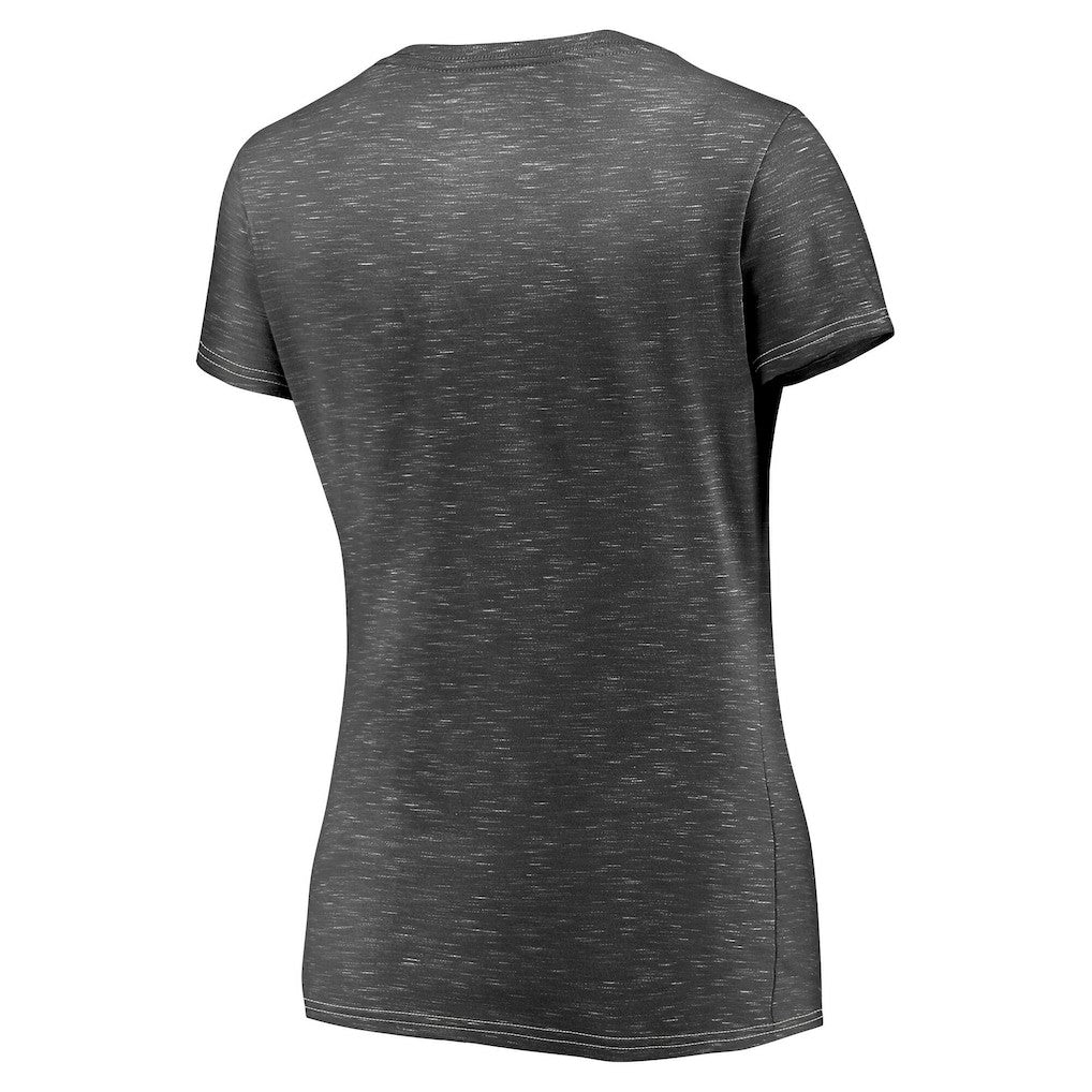 San Francisco 49ers Women's Hometown Space-Dye V-Neck T-Shirt - Heathered Charcoal online