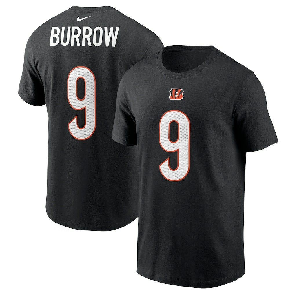 Joe Burrow Cincinnati Bengals Player Name & Number T-Shirt - Black | Nike discount