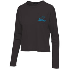Carolina Panthers Junk Food Women's Pocket Thermal Long Sleeve T-Shirt - Black online