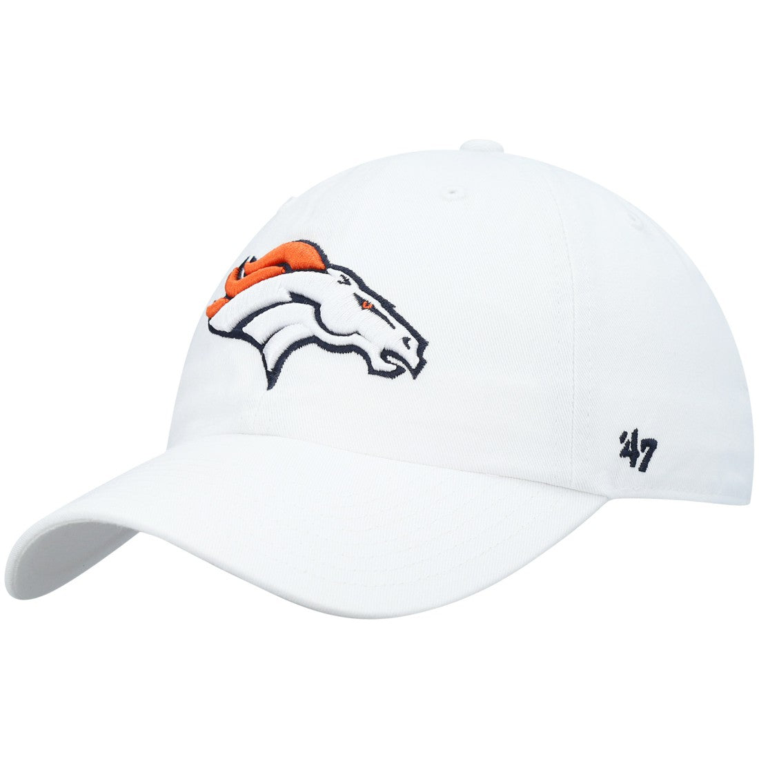 Denver Broncos '47 Clean Up Adjustable Hat - White on sale