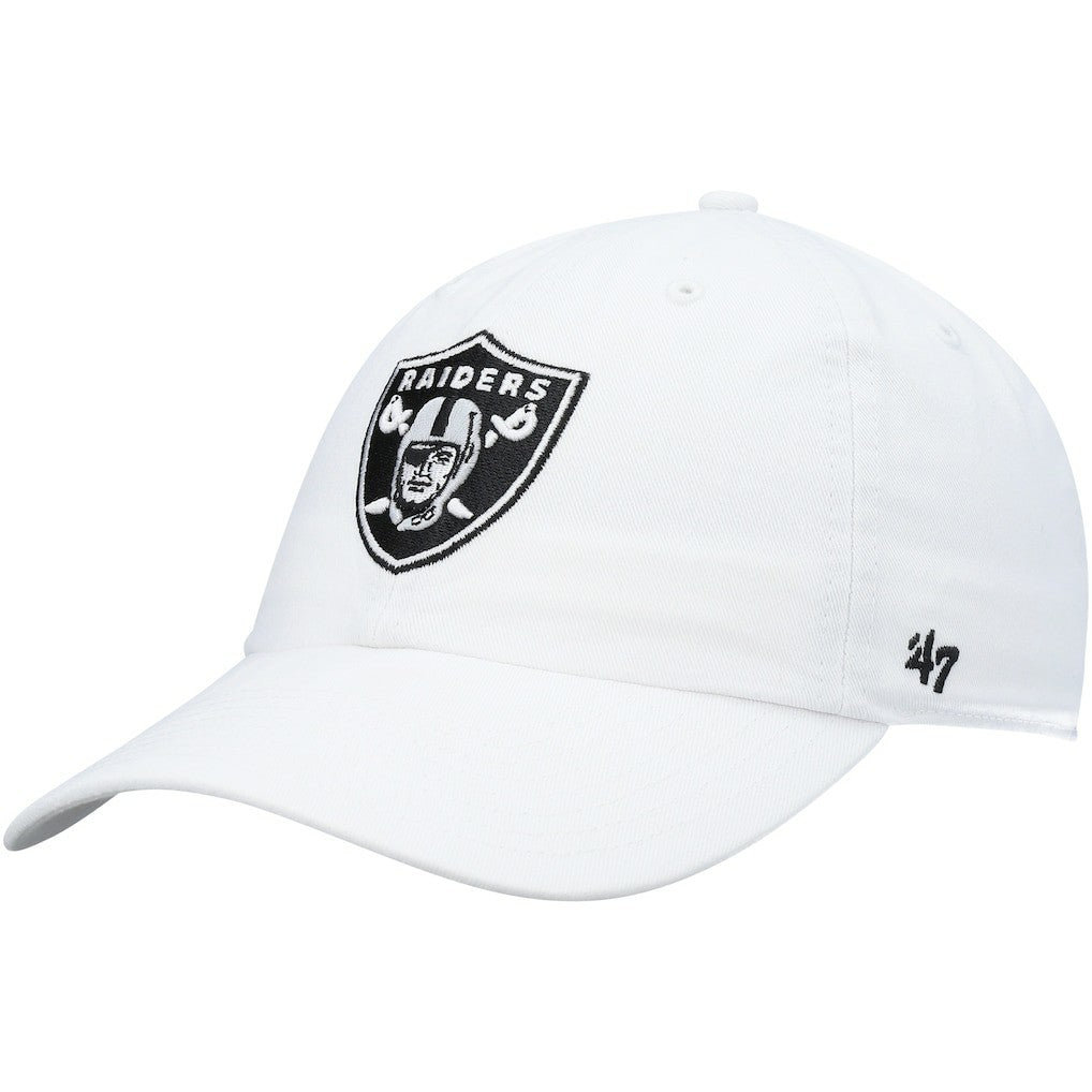 Las Vegas Raiders '47 Clean Up Adjustable Hat - White discount
