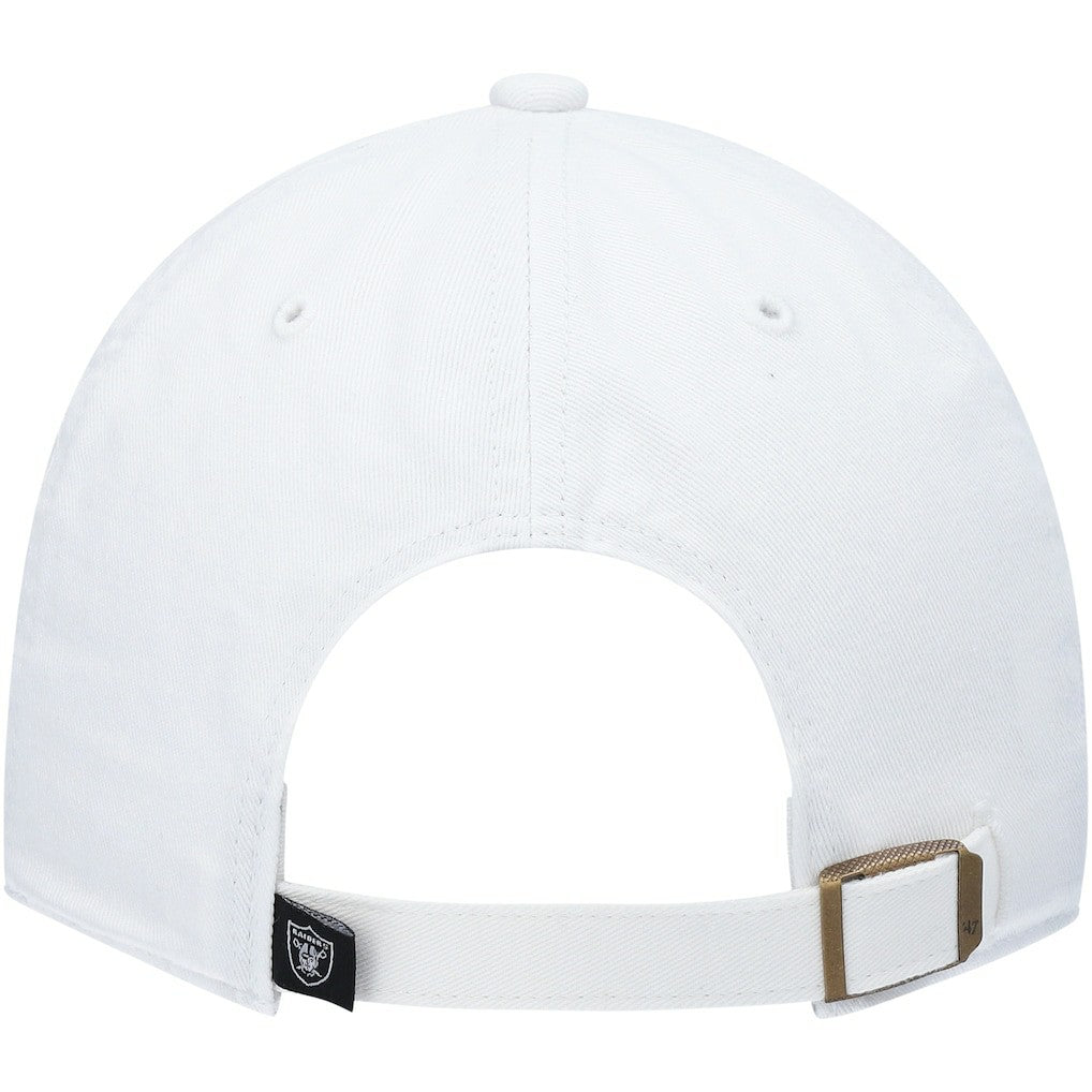 Las Vegas Raiders '47 Clean Up Adjustable Hat - White discount