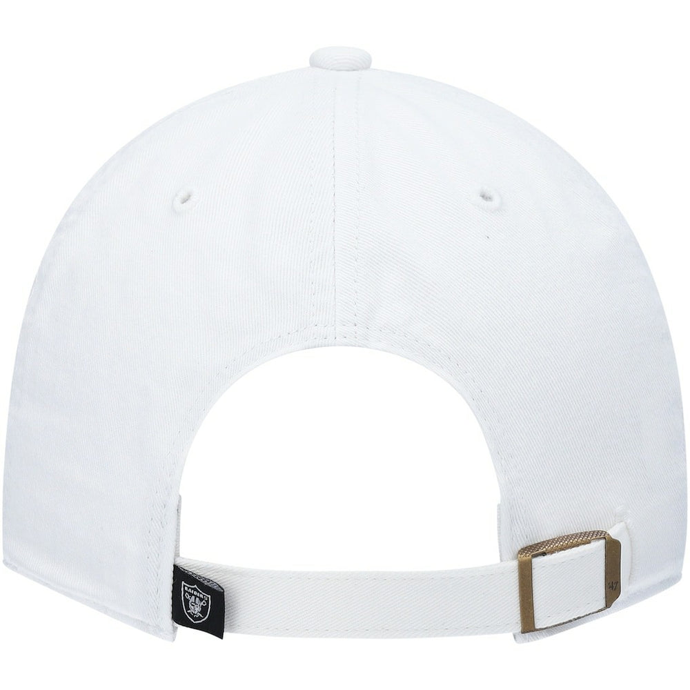 Las Vegas Raiders '47 Clean Up Adjustable Hat - White discount