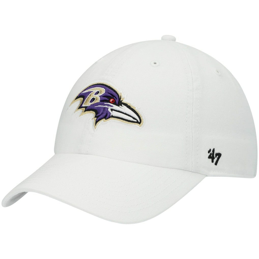 Baltimore Ravens '47 Clean Up Adjustable Hat - White outlet